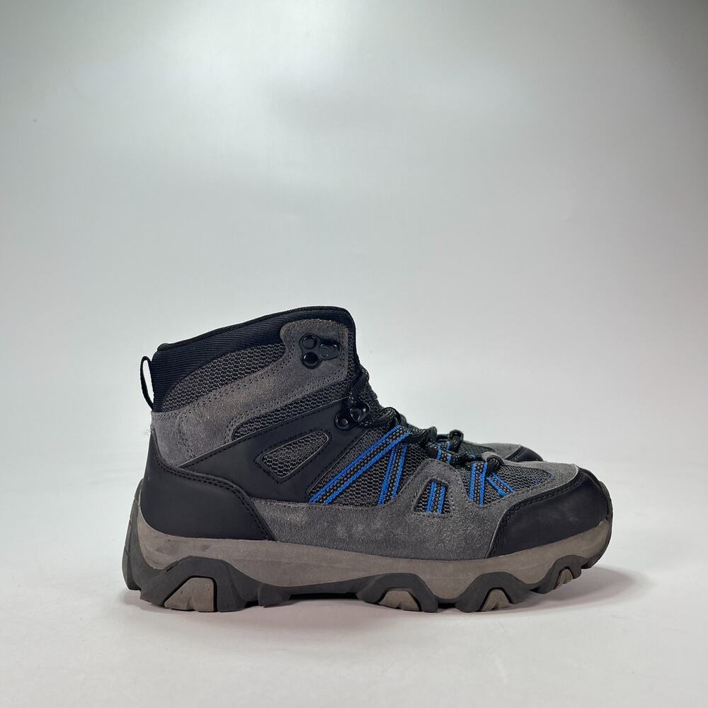 Denali Cypress Charcoal Grey Black Mid Top Outdoor Hiking Boots Youth Size 5